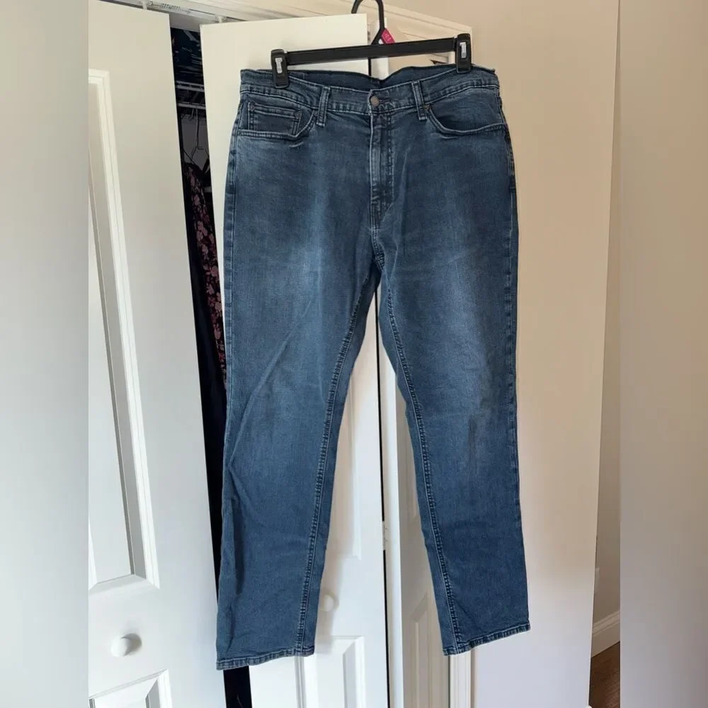 Levi's Men's Straight Jeans in Blue Size 36x34